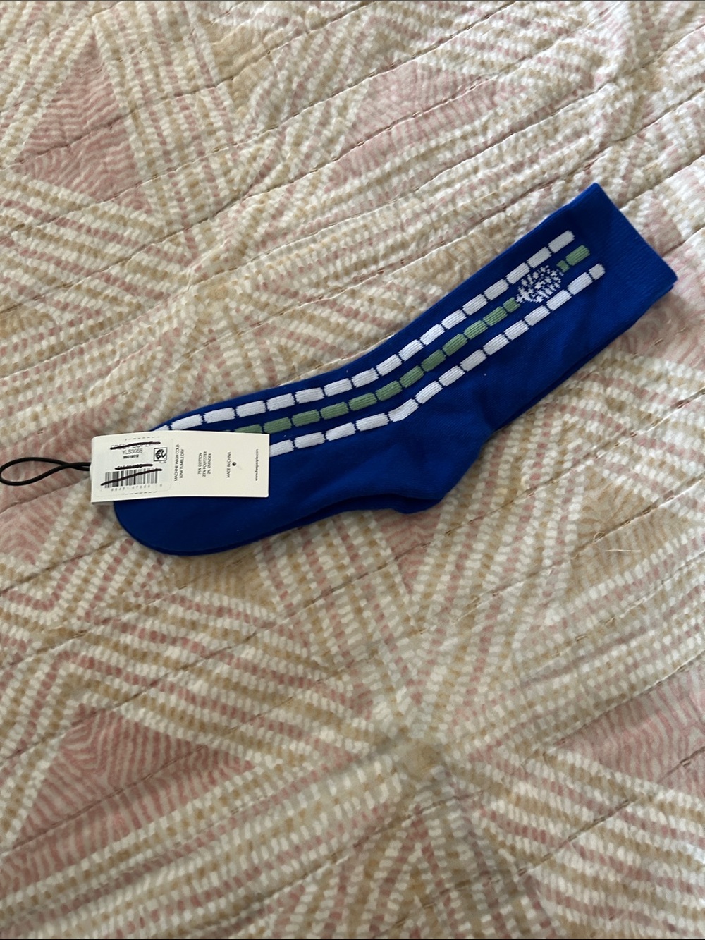 Women’s Blue Performance Crew Socks - Packable Comfort